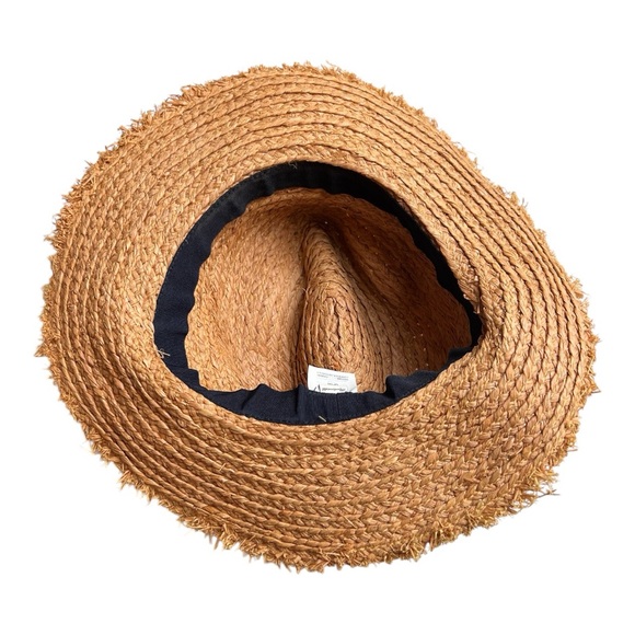 Madewell Women's Chunky Straw Panama Hat S/M Tan - Picture 2 of 5